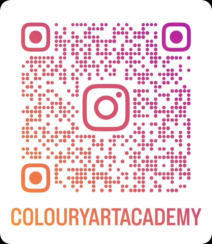 Instagram QR code — @colouryartacademy